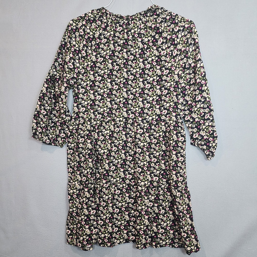 The Drop Caralyn Mirand Dress Black Floral Tiered Women's Sz‎ M - NWT - Picture 3 of 9